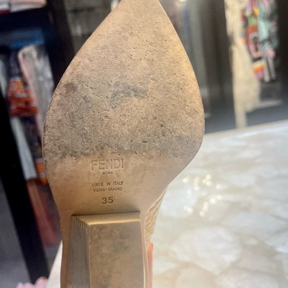 FENDI ORIGINAL COWBOY LEATHER BOOTS - Picture 5 of 5